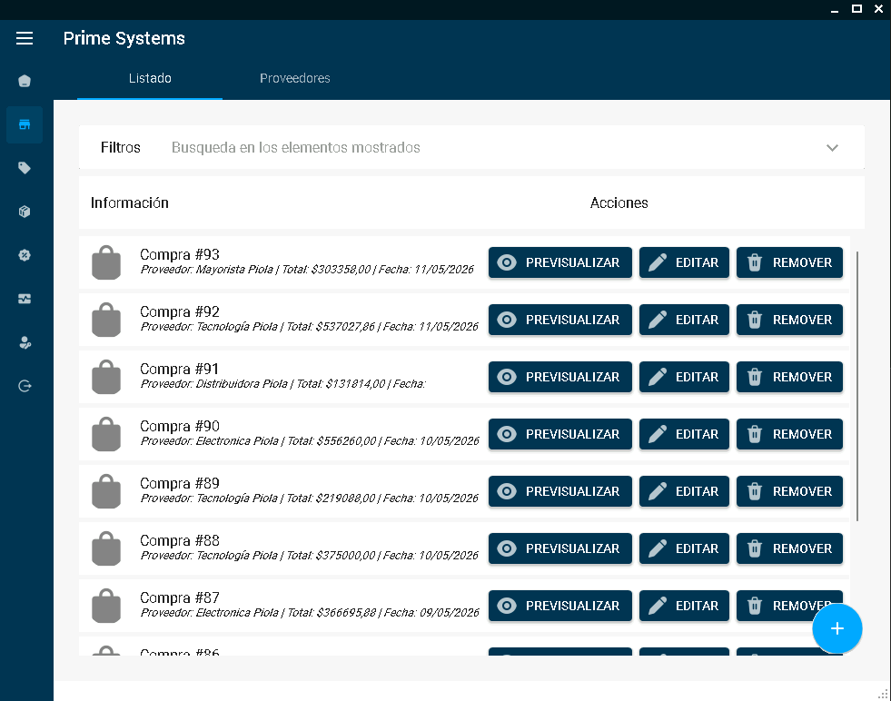 Prime Systems Integration Sistema Prime Systems